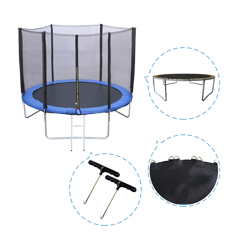 Big Trampolines Hot Selling Gymnastic Outdoor 16FT Trampoline with Protective Net