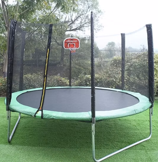 Neuankömmling 12FT großes Outdoor-Trampolin im Angebot mit Basketballkorb