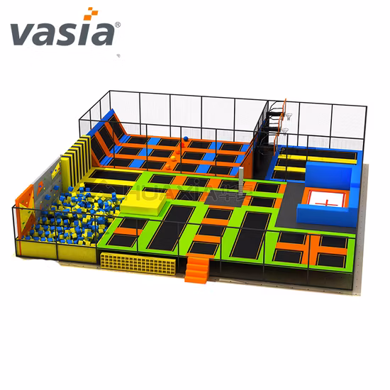 Verifizierter Lieferant Abenteuerspielpark Big Games Indoor Playlands Trampolinpark